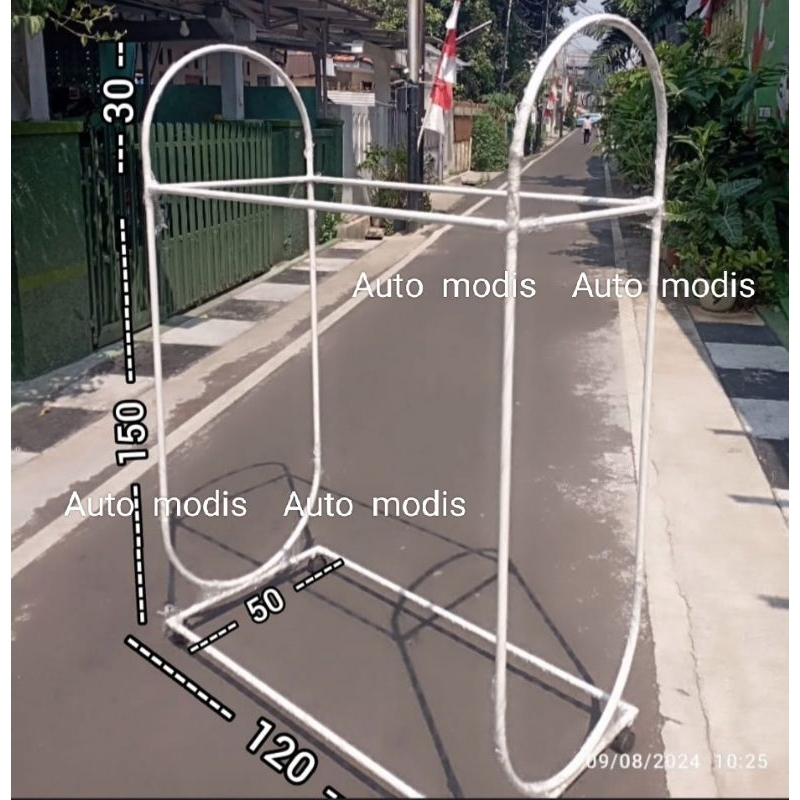 GAWANG GANTUNGAN BAJU OVAL EMAS GOLD CUSTOM SEMUA MODEL WARNA UKURAN BONGKAR PASANG FURNITURE INDUST