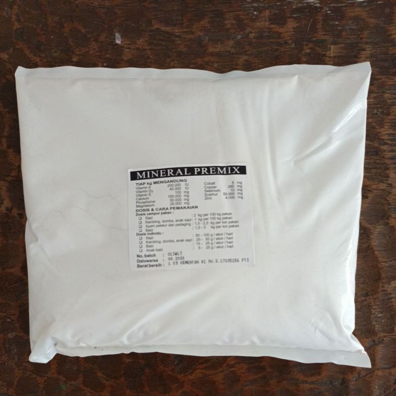 Mineral Premix TMC 2 kg / Mineral ternak berkualitas