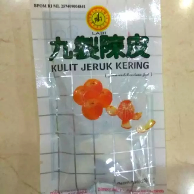 

LABI Kulit jeruk Kering/ Manisan jeruk/ asinan jeruk/ Permen Jeruk 25g