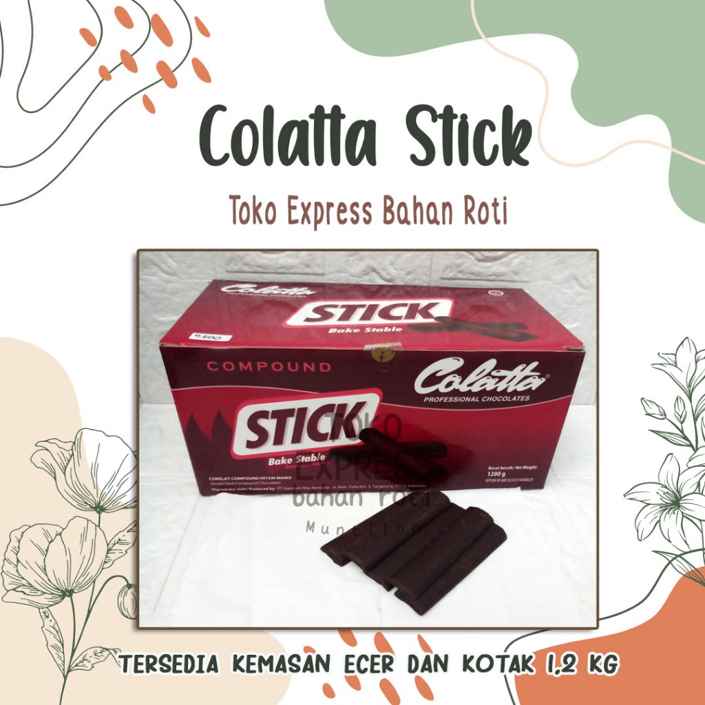

Cokelat Colatta Stick Kemasan 1 Dus