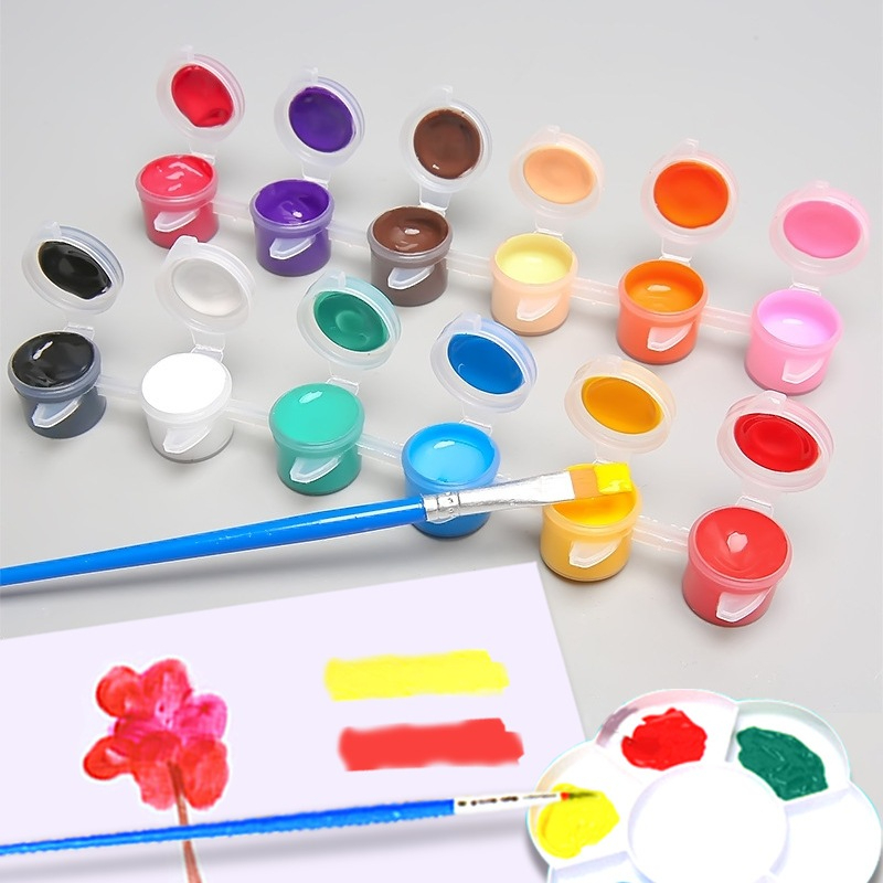 

【Ready】Set Cat Akrilik, 12 Warna Cat Akrilik untuk Lukisan Kanvas Cat Akrilik 3ml