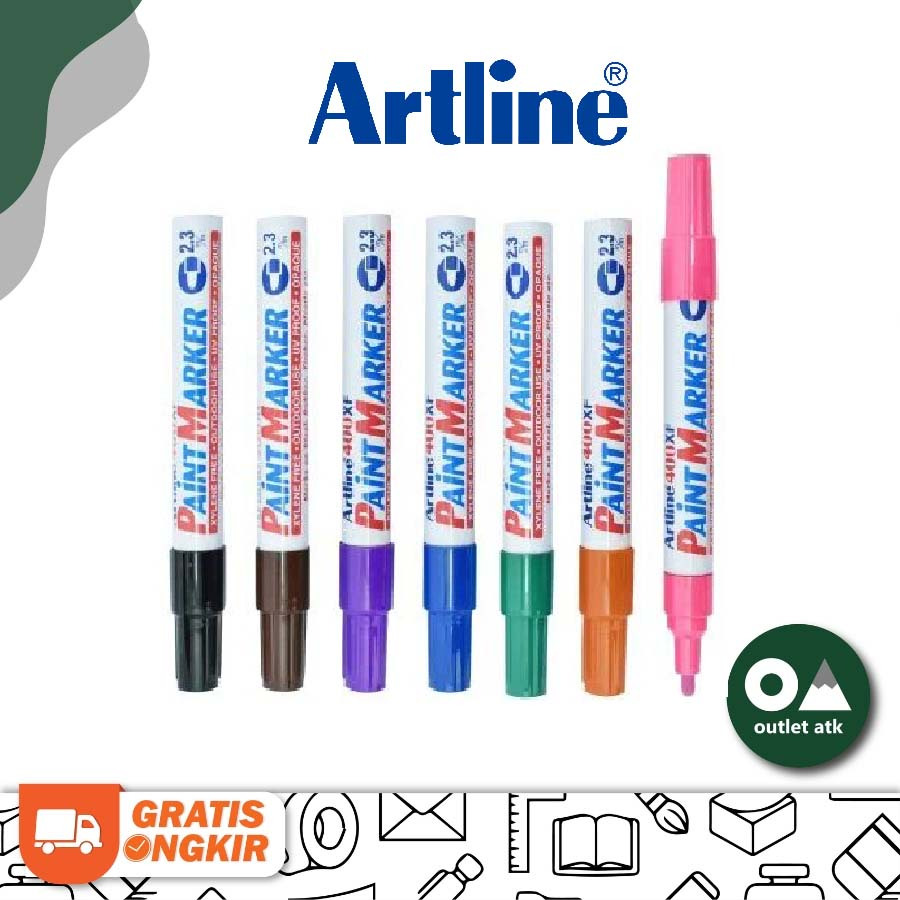 

Spidol Permanen Paint Marker Artline 400XF