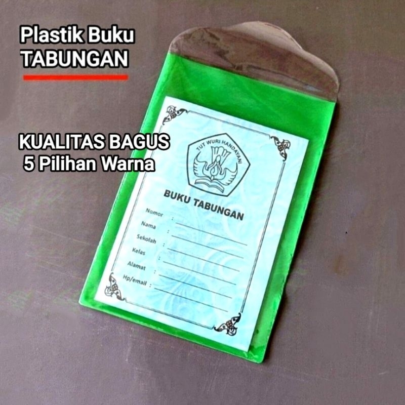 

20 Pcs Plastik Buku Tabungan ( KUALITAS BAGUS )