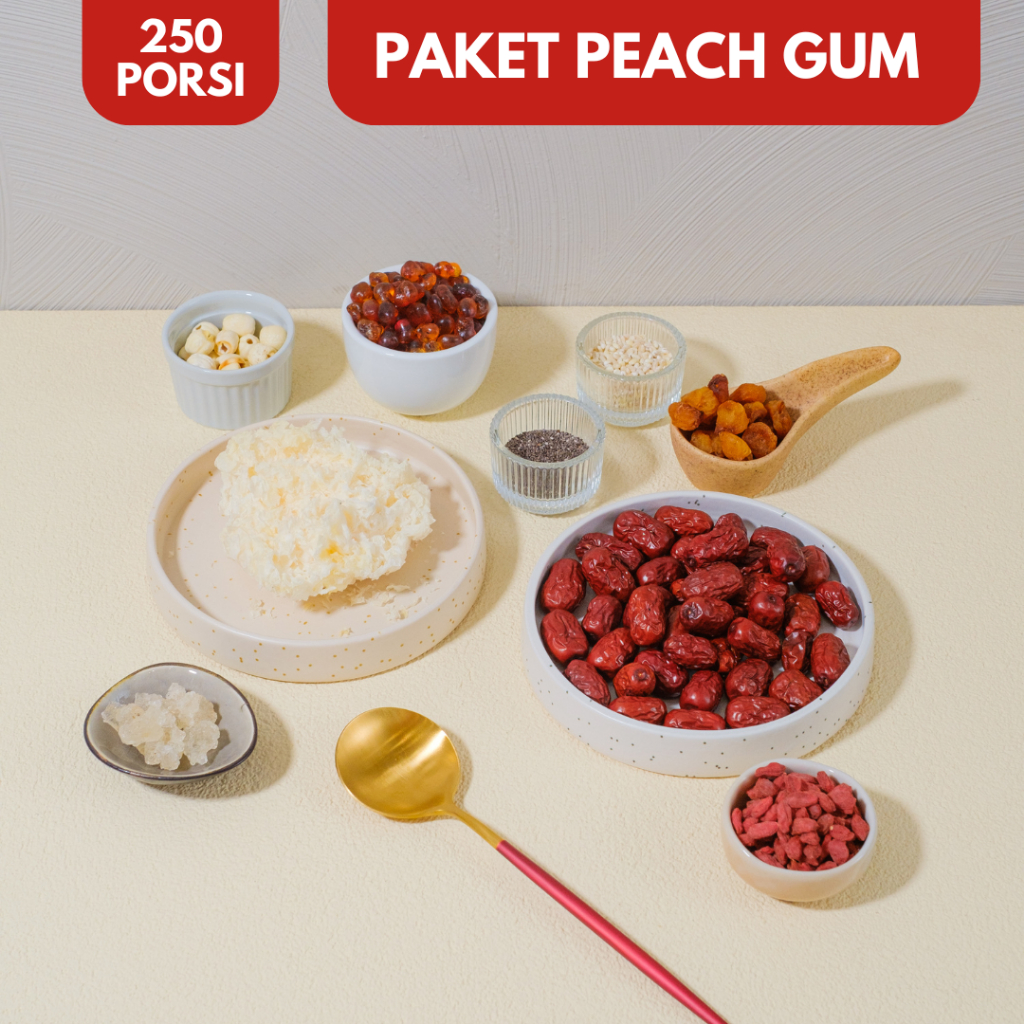 

Mending Peach Gum - PAKET FRANCHISE 250 porsi - Jualan peach gum