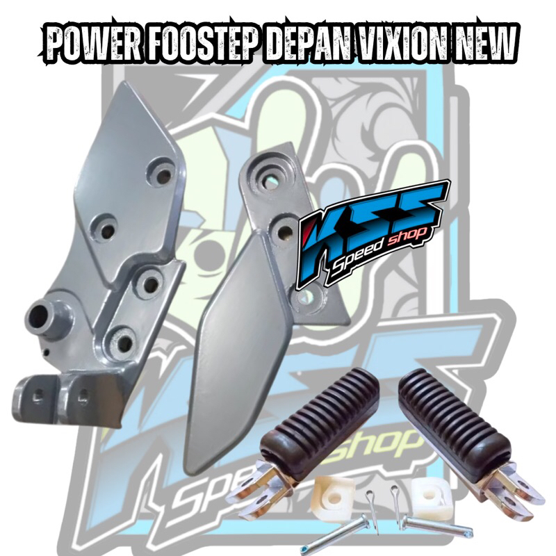 FOOTSTEP DEPAN POWER FOOTSTEP DEPAN VIXION NEW YAMAHA VIXION BEW SET KANAN KIRI