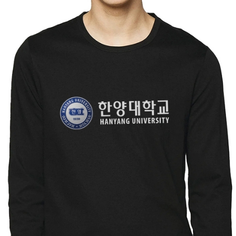 Kaos lengan Panjang Hanyang University Korea Long Sleeve t-shirt