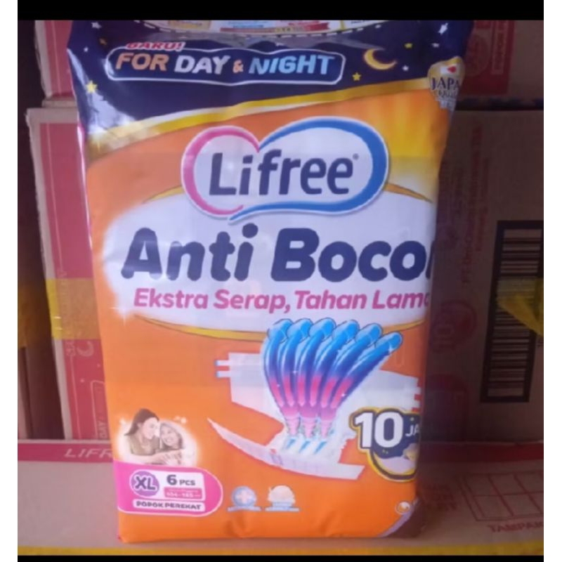 Lifree popok perekat dewasa Size M/L/XxL