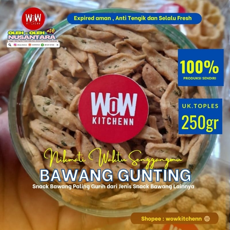 

BAWANG GUNTING VIRAL Gurih Renyah/Snack Time by wowkitchenn