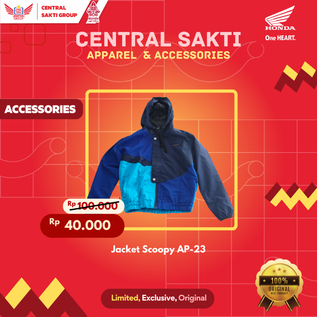 Jaket Scoopy Original Honda