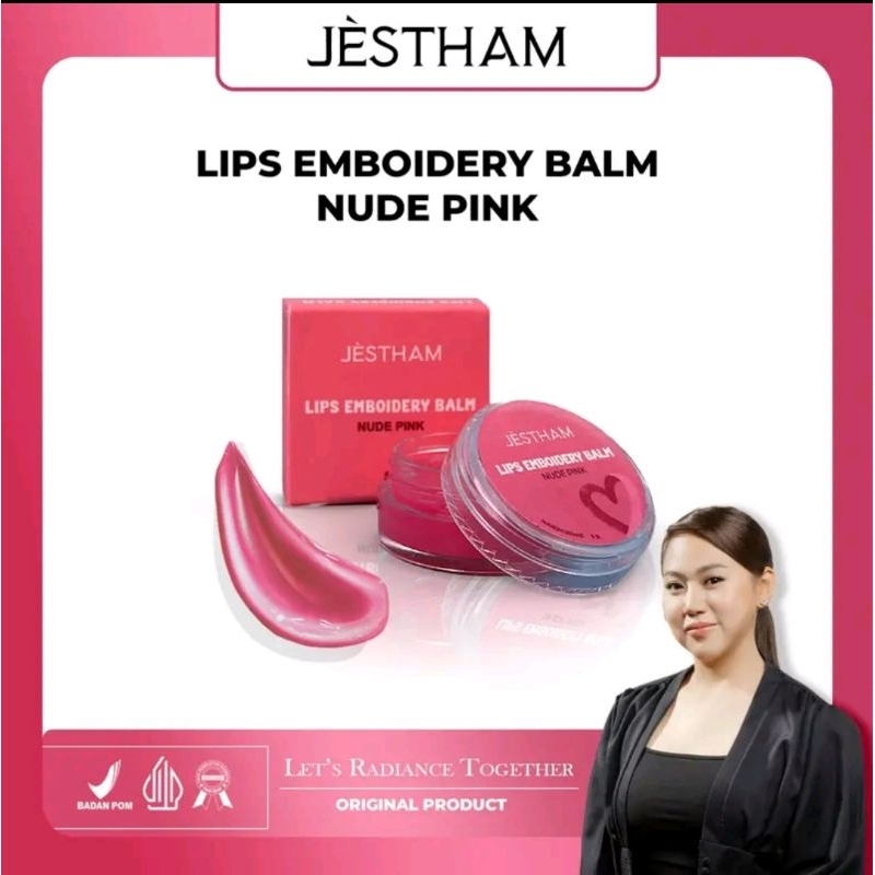 [SIAP KIRIM]LIPS EMBROIDERY BALM JESTHAM