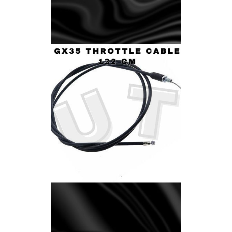 SPAREPART MESIN POTONG RUMPUT - GX35 THROTTLE CABLE 132 CM