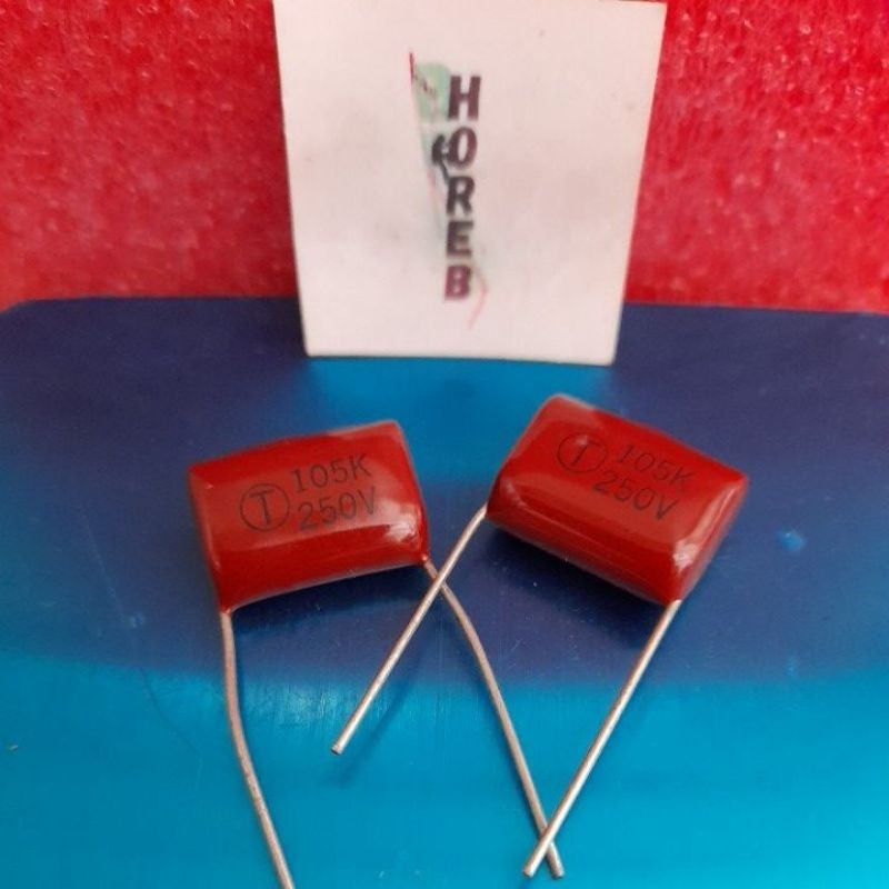 [25pcs] Capasitor Milar 105k 1uf 250v