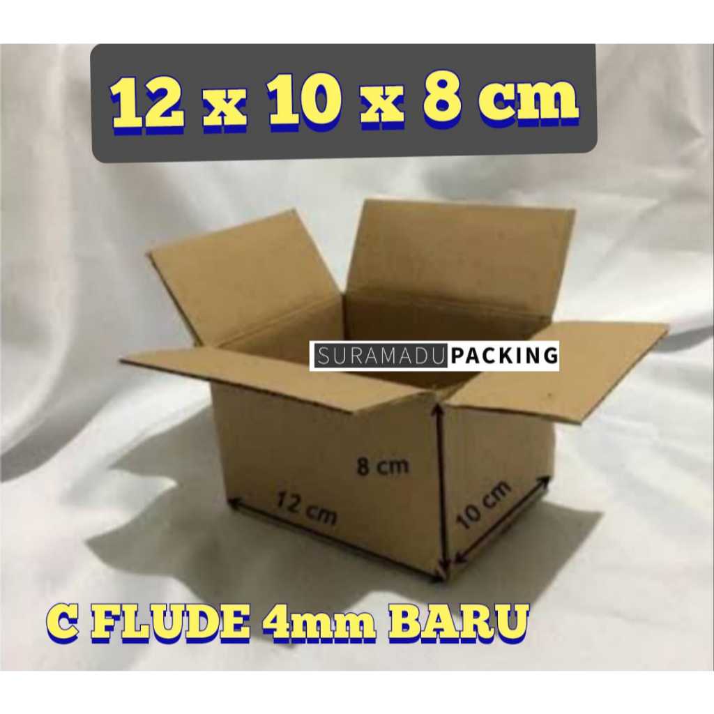 

Kardus box karton packing 12x10x8 cm Packing Polos dan Tebal 4mm C FLUDE
