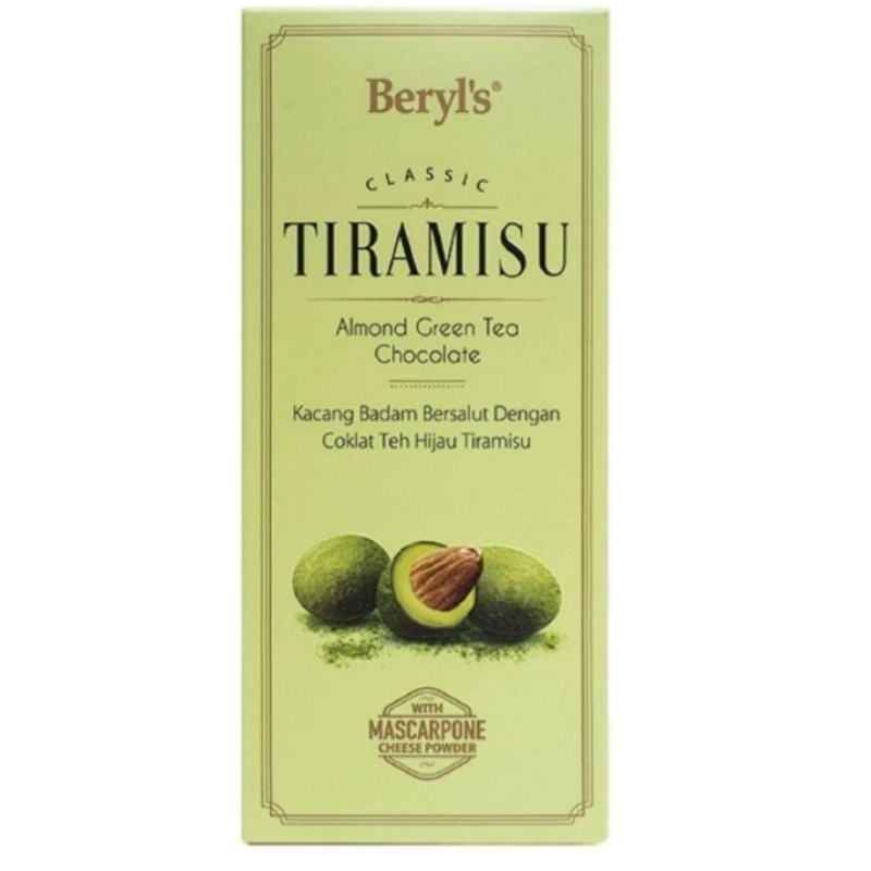 

Beryl's Tiramisu Almond Chocolate Box Milk white greentea chocolate