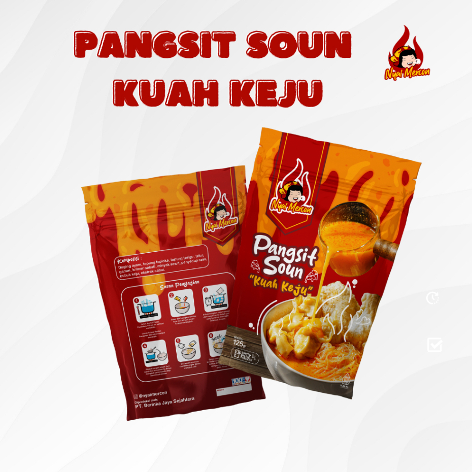 

Pangsit Soun Kuah Keju Nyai Mercon