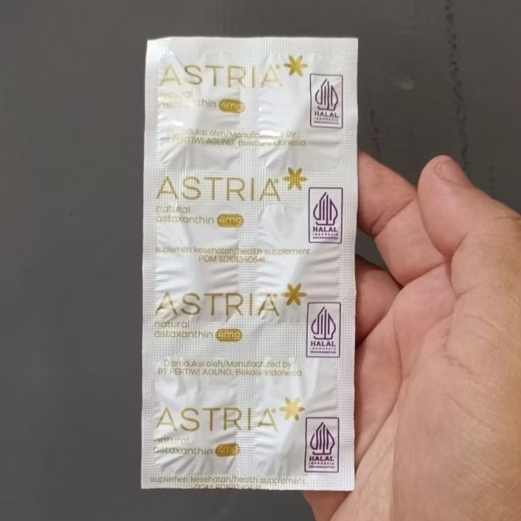 ASTRIA 4,MG STRIP 6 KAPSUL