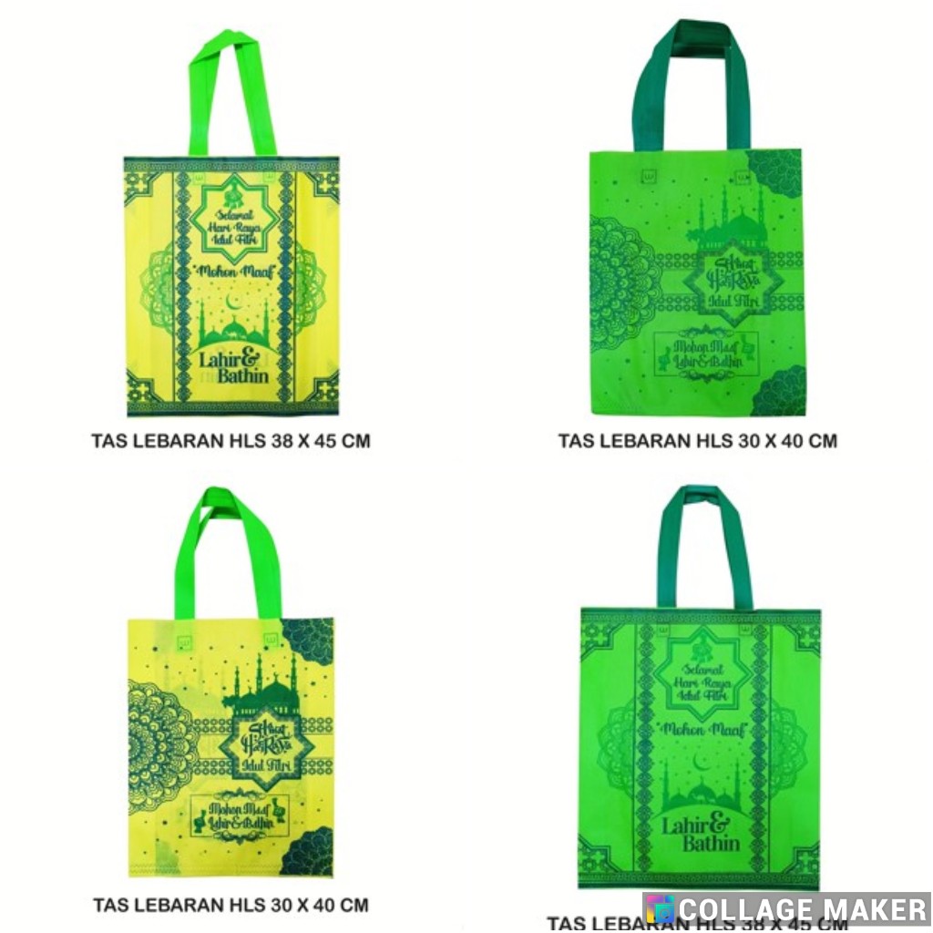 

TAS SPUNDBOND IDUL FITRI UKURAN 30X40 25X35 38X45 KANTONG LEBARAN BINGKISAN PARCEL GOODIE BAG LEBARAN