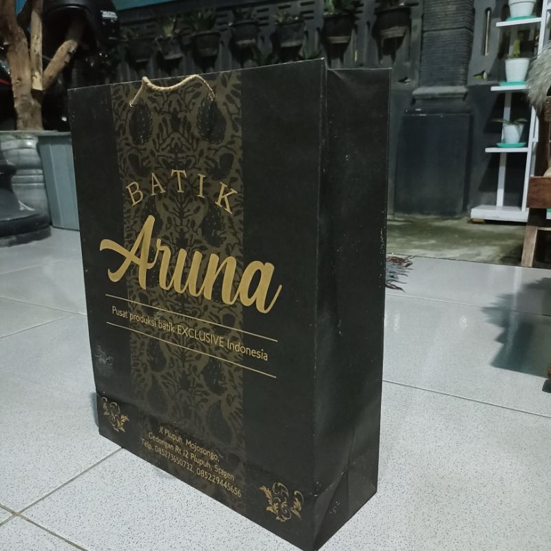 

Paper Bag Kraft Desain Bisa Costum