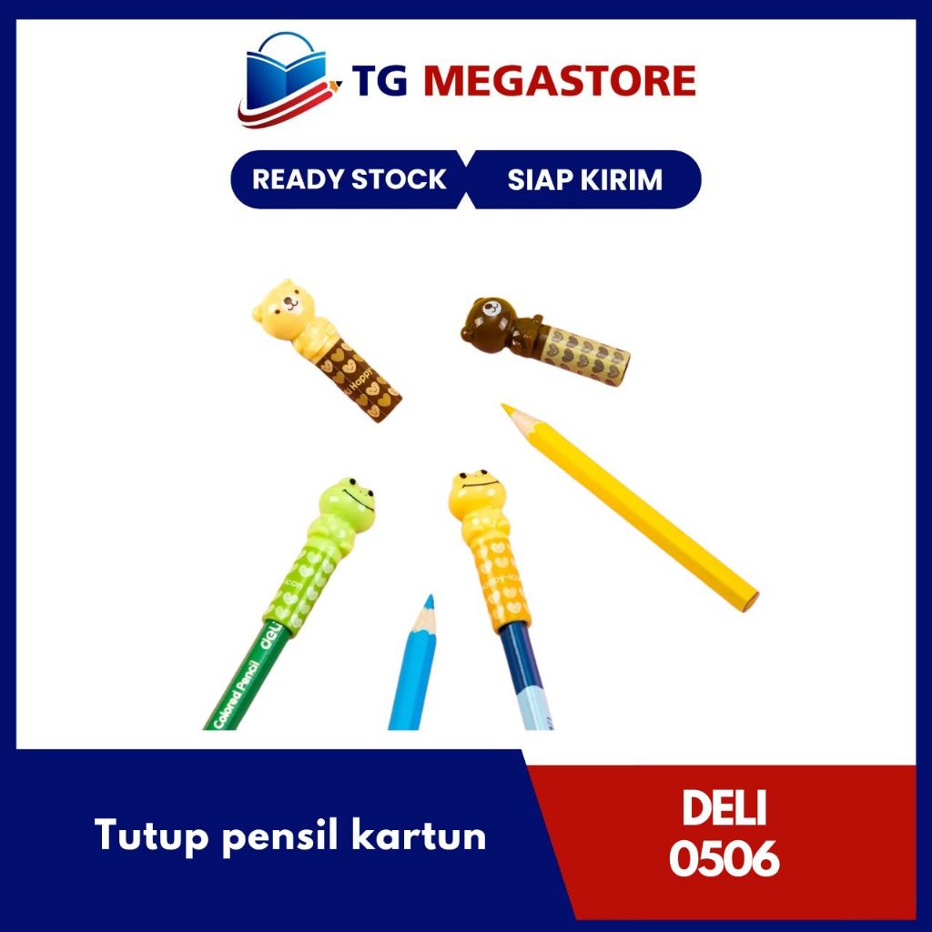 

Pensil Cap / Tutup pensil kartun Deli - 0506