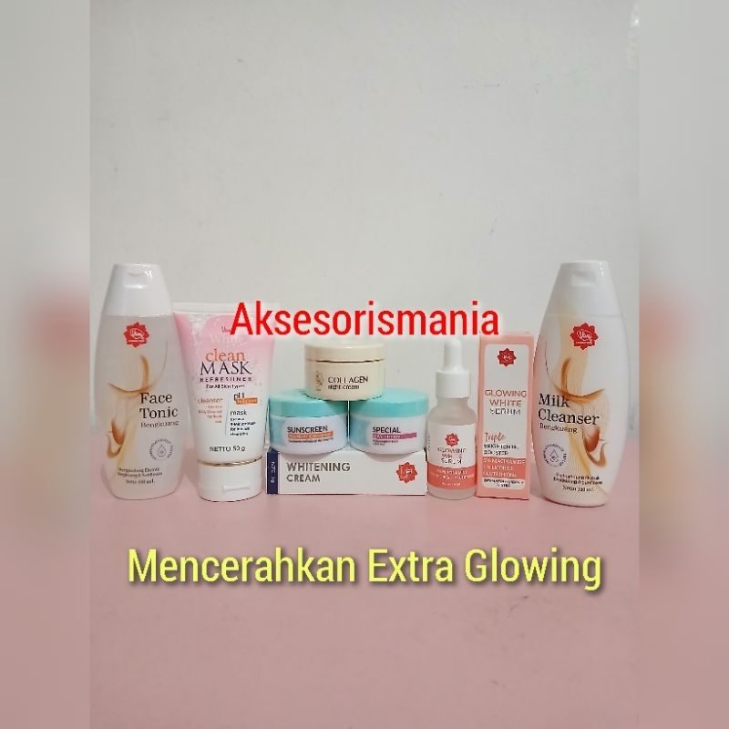 Viva Paket Anti Flek Hitam Paket Viva 8 + SERUM - isi 8 pcs - Viva Paket Harian Lengkap Anti Flek Hi