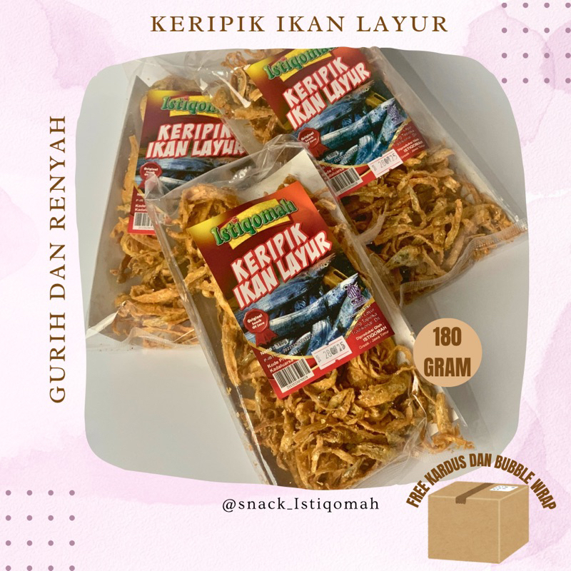 

Keripik Ikan Layur 180 Gram