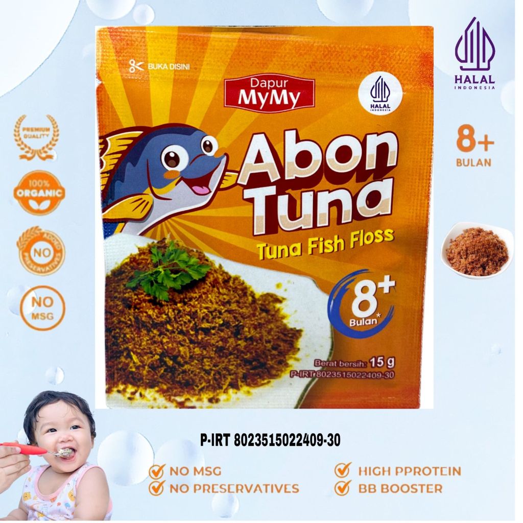 

NF-Abon Bayi MPASI Abon Tuna Anti GTM Penambah Nafsu Makan Anak Tanpa Campuran Kemasan Ekonomis