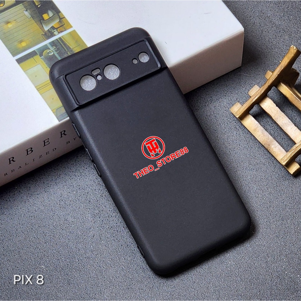 GOOGLE PIXEL 8 GOOGLE PIXEL 8A GOOGLE PIXEL 8 PRO CASE MACARON BLACK SOFT CASE BLACK PREMIUN GOOGLE 
