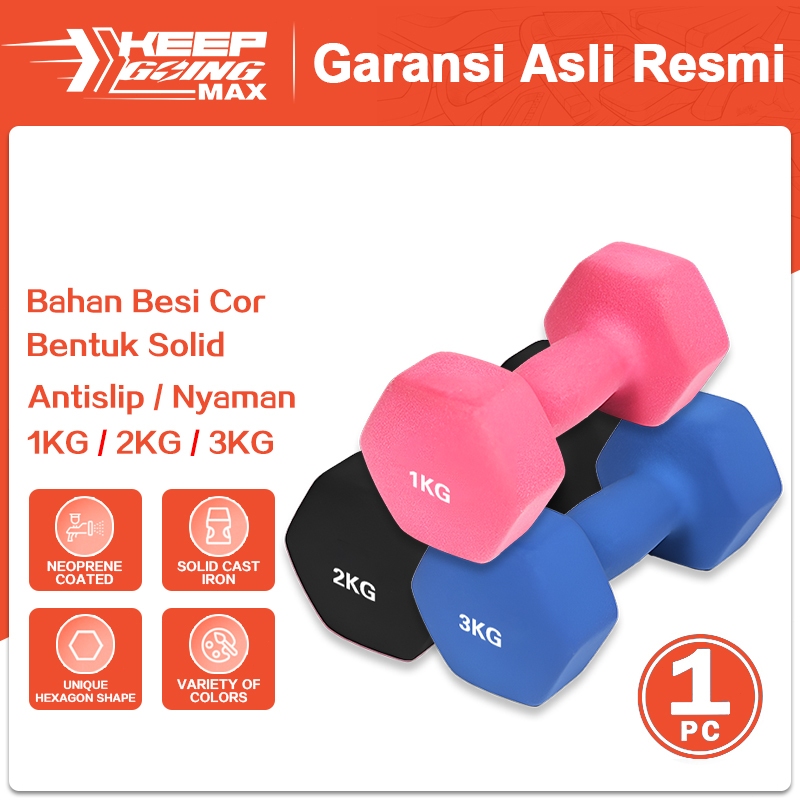 alat fitness penurun berat badan 3kg wanita dumbbell pelatihan dada yoga pelangsing lengan rumah
