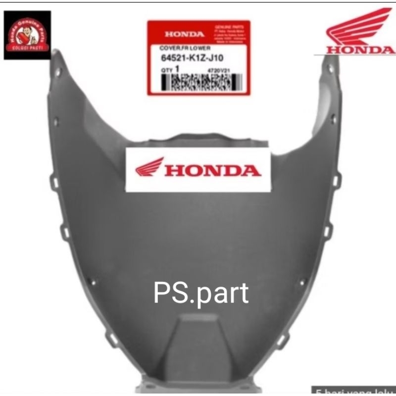 64521-K1Z-J10 COVER PENAHAN LUMPUR PARU PARU PCX 160 ORIGINAL AHM