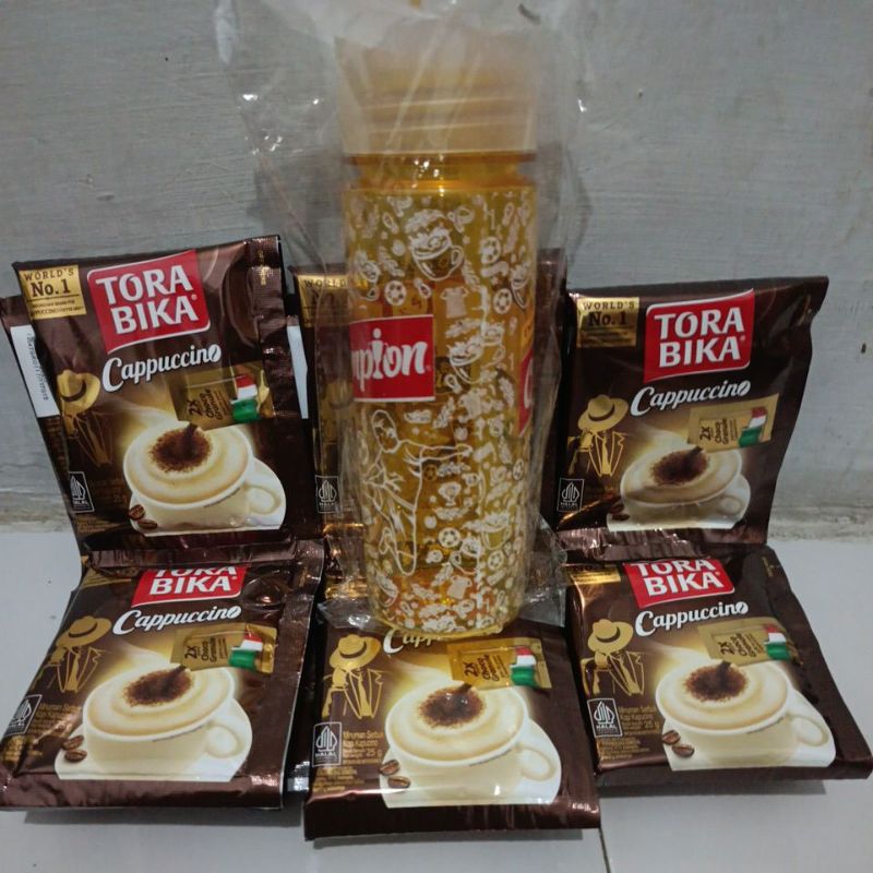 

Torabika cappucino 10'S(pembelian 3 renceng free tumbler 1)