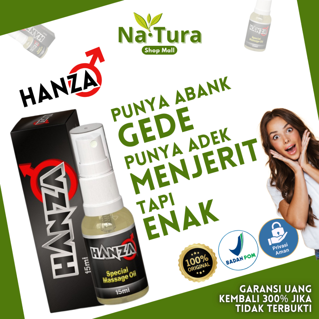 Dr. NATURA - HANZA OIL - Isi 15ml BPOM - Pemutih Kulit MR.p - Asli Alami