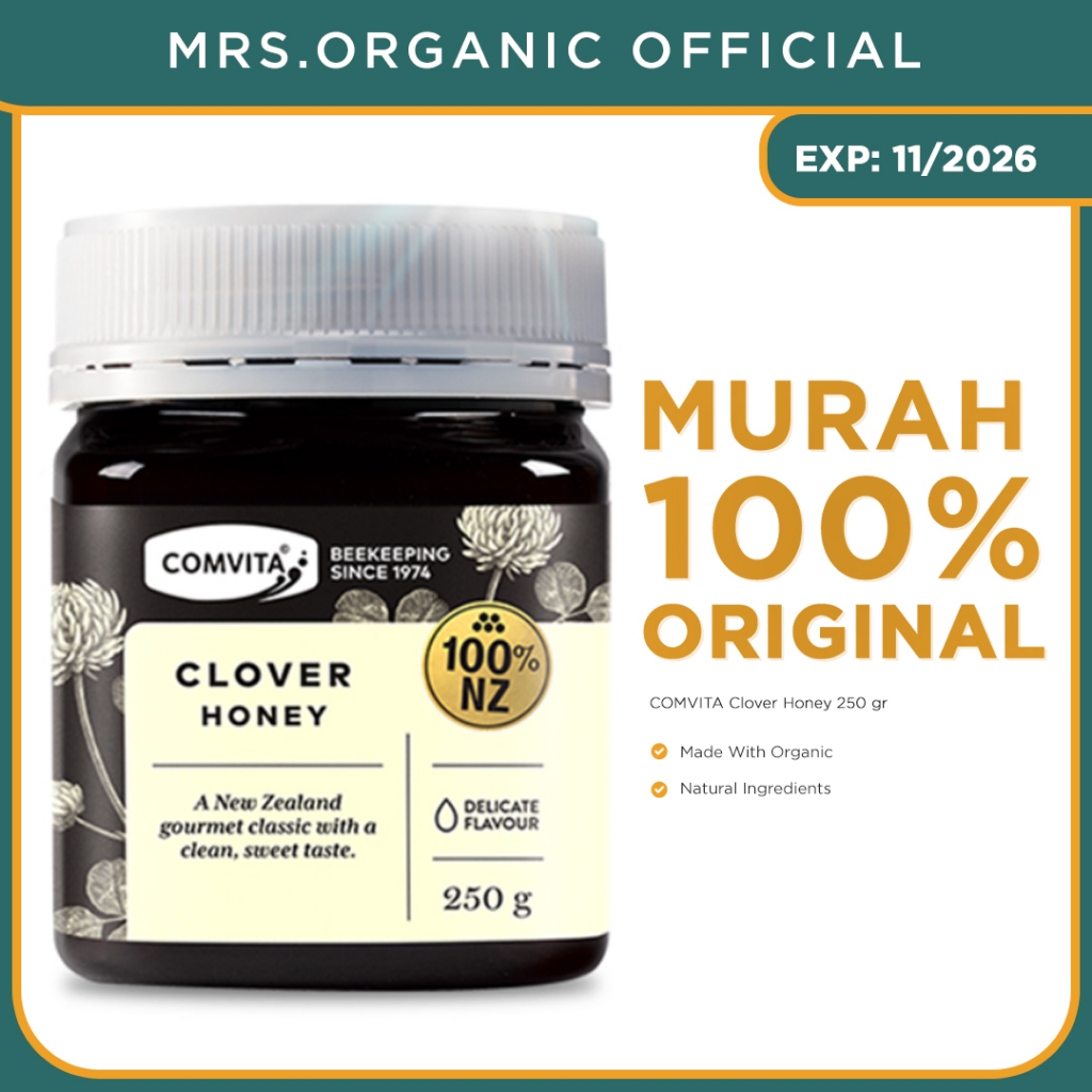 

COMVITA Clover Honey 250 gr - madu alami murni asli new zealand