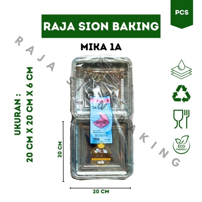 ( PCS ) Mika Plastik 1A Techno / Mika Kue Snack / Mika Makanan 1A