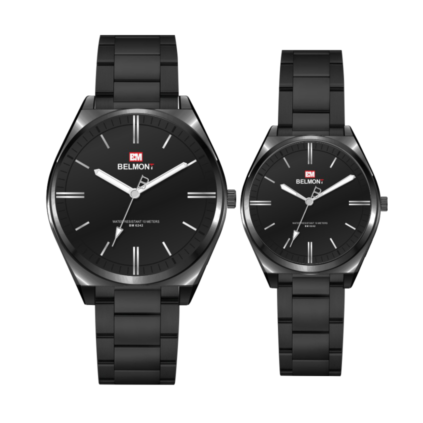 [BELMONT] Jam Tangan COUPLE Rantai Belmont BM 6245 Analog