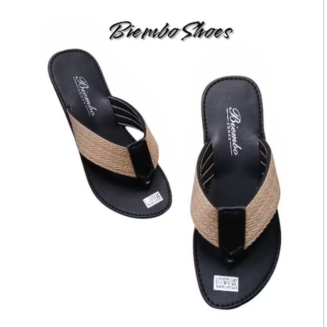 SANDAL JEPIT WANITA TURKI MOKA/MOCCA SENDAL TEPLEK RAJUT TALI CEWEK DEWASA ANTI SLIP BIEMBO SHOES