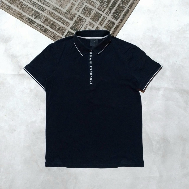 kaos kerah polo armani exchange