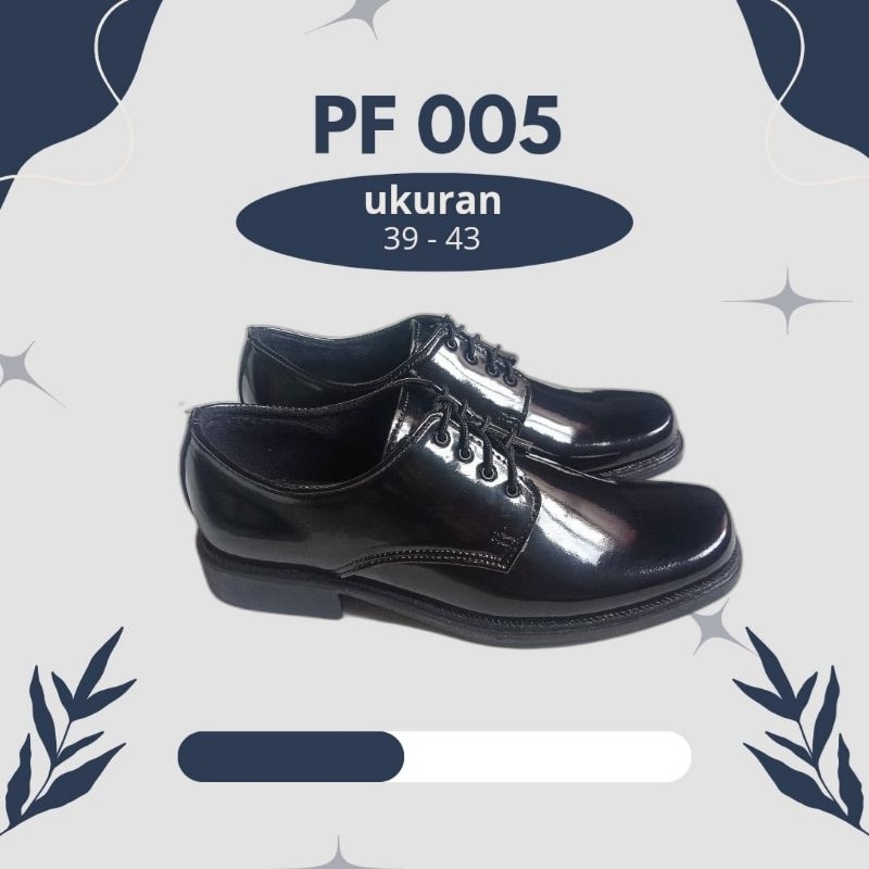 SEPATU PANTOFEL PRIA PANTOFEL TALI MENGKILAP PANTOFEL KERJA PANTOFEL HITAM PANTOFEL SEKOLAH (P 005)