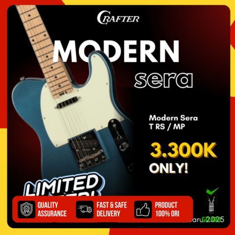 Gitar Elektrik Crafter Modern Sera T MP Maple Fretboard Telecaster