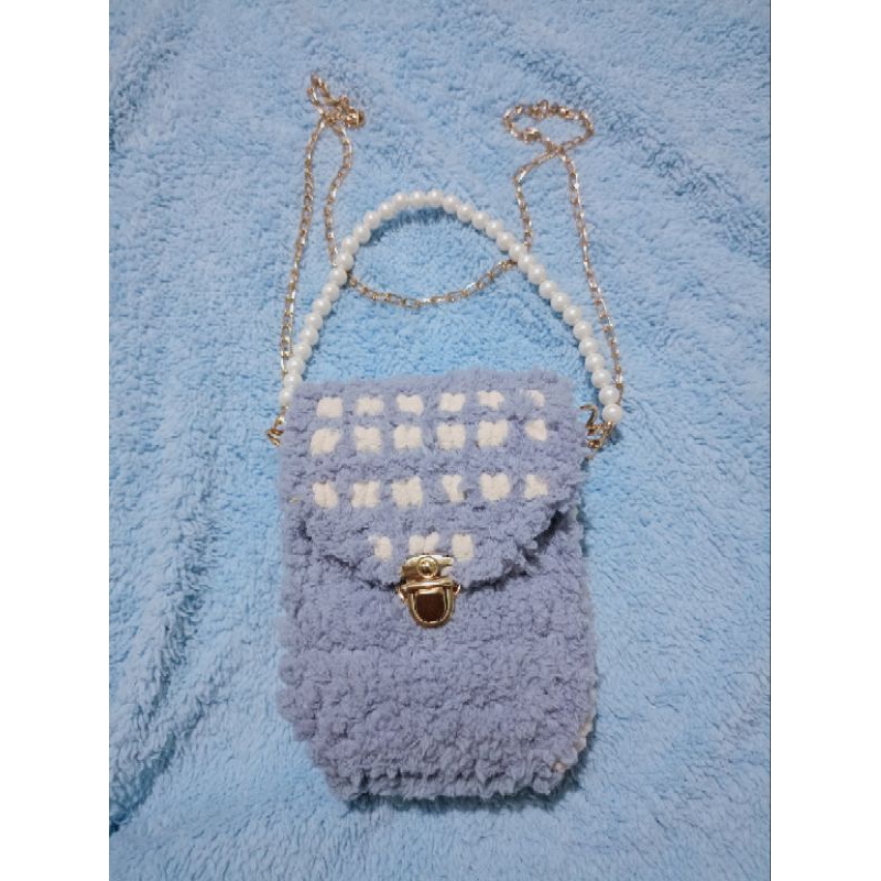 TAS KANVAS PLASTIK / TAS Hp MUTIARA