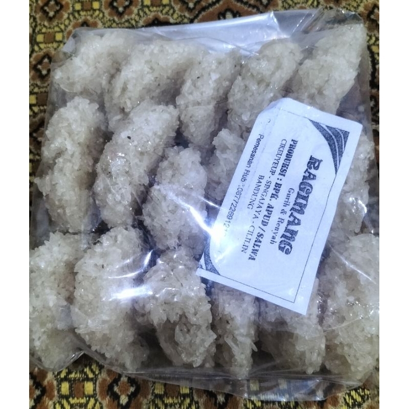 RENGGINANG KETAN HITAM DAN PUTIH RASA ORIGINAL 1 KG