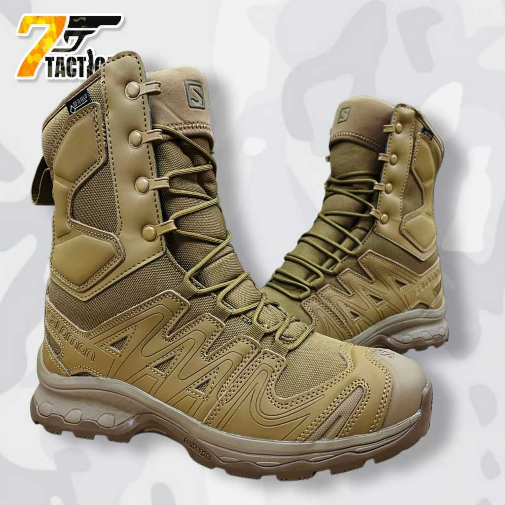 Sepatu Salmon coklat gurun tinggi sepatu pria tactical import sepatu boots pria sepatu olahraga naik