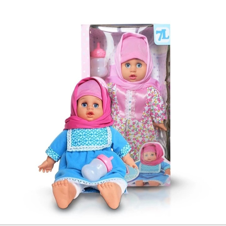 Boneka Anisa Hijab Jilbab Boneka Bayi / Mainan Boneka Anisa Hija Pintar Bisa Ngaji Nangis