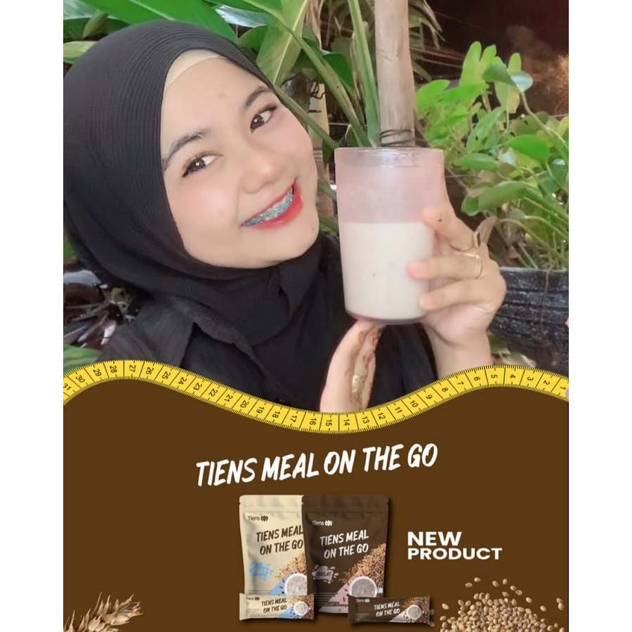 

{TERLARIS} tiens meal on the go / meal replacement / makanan diet / makanan pelangsing / serbuk minuman sereal rasa coklat dan vanilla / isi 10 sachet berat @35gr / aman untuk bumil dan busui / slimming drink / minuman diet / minuman pelangsing/ oat meal