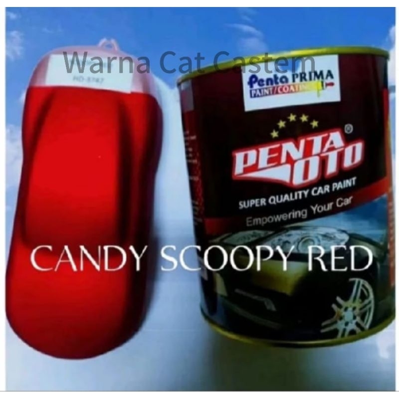 Cat Candytone Scoopy RED Penta Oto Candy Tone HD-3747 Merah Scoopy