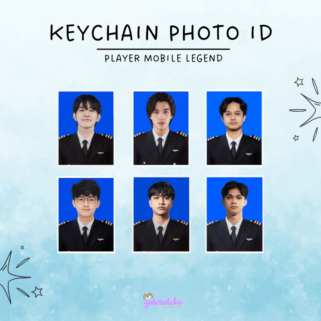Keychain ID Photo Player Mobile Legend [Ganci Akrilik 2 Sisi]
