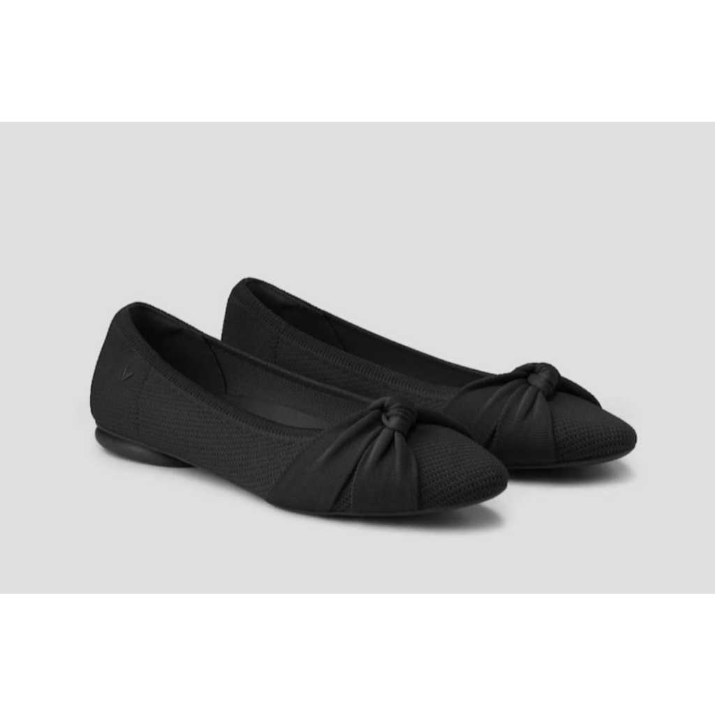 Vivaia Almond-Toe Knotted Flats (Bibi)// Vivaia original// Jastip Vivaia Original Malaysia