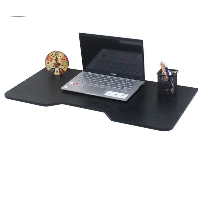 Meja Lipat Dinding Belajar / Kerja Hitam 80x40 60x40