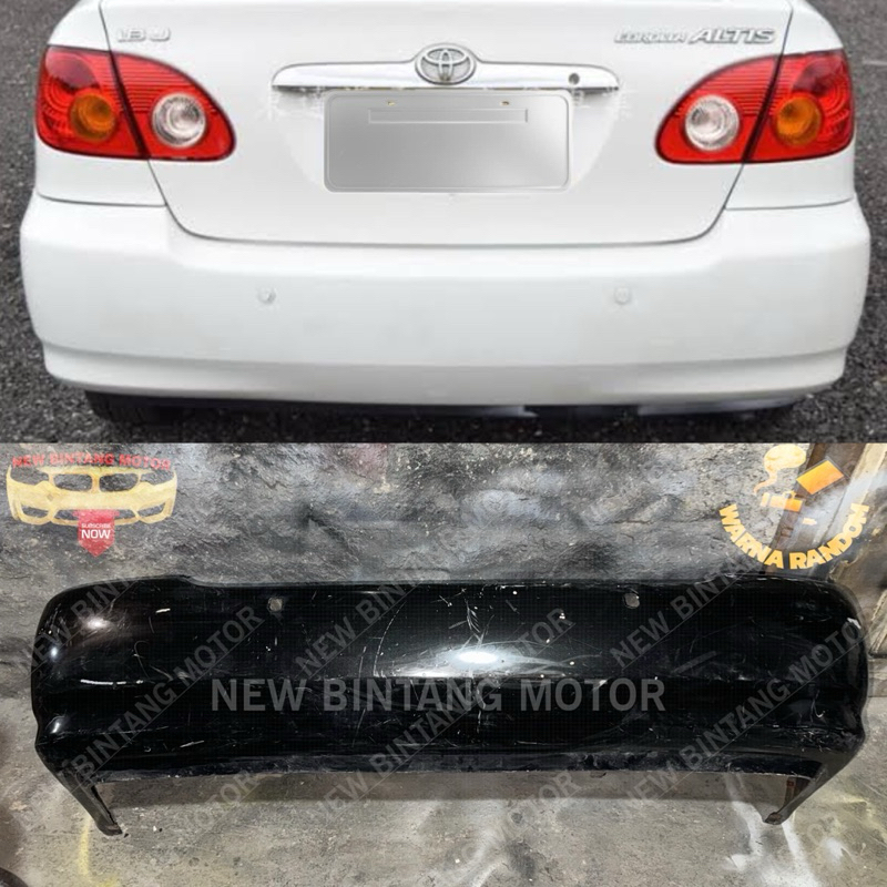 Bumper belakang toyota corolla altis 2003 2005 original