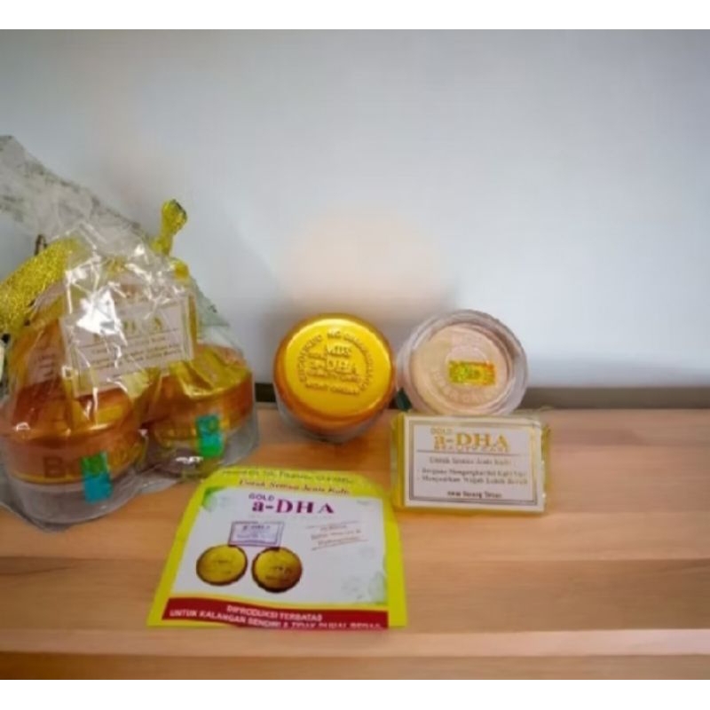 Cream  A DHA Gold embos timbul Original