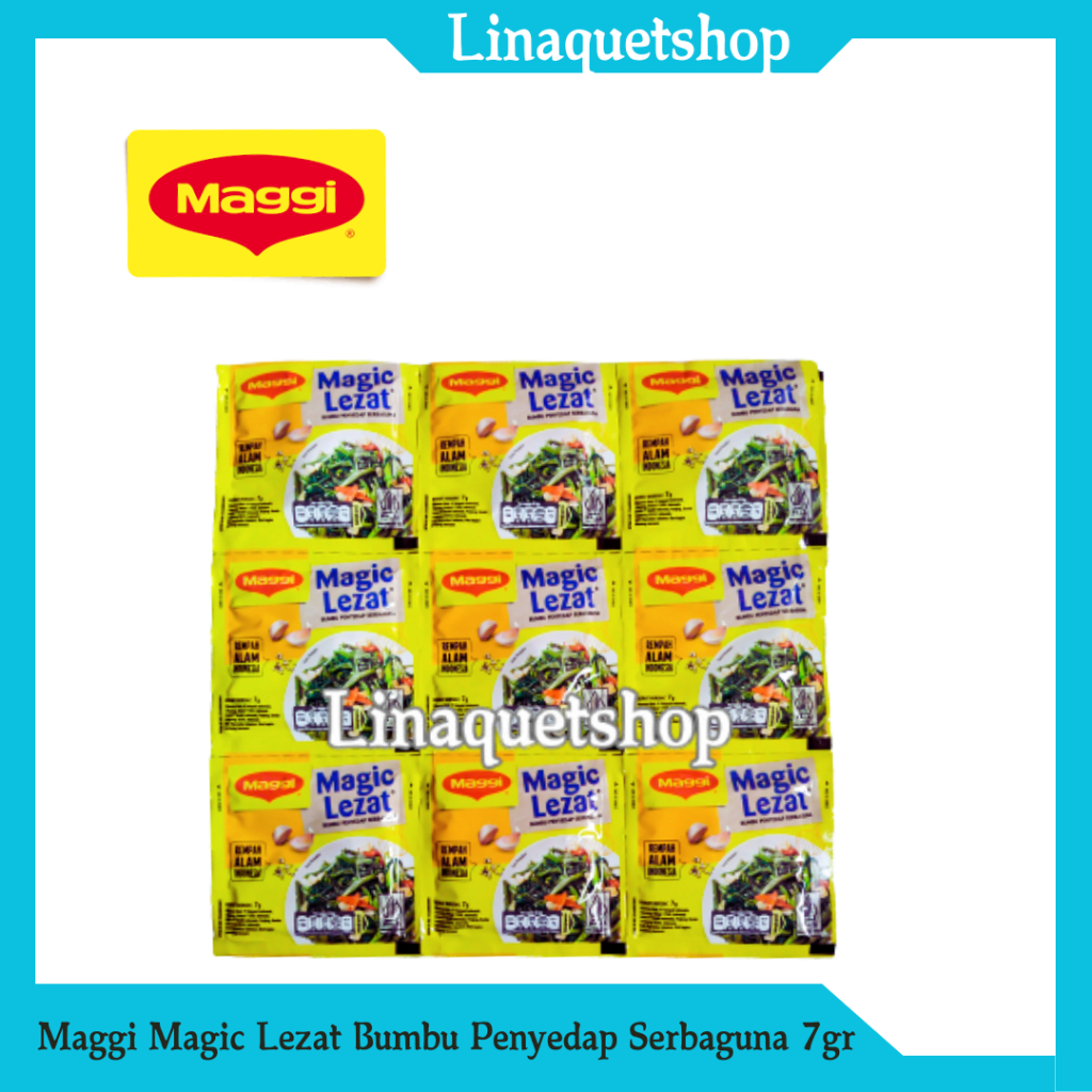 

MAGGI Magic Lezat Bumbu Penyedap Serbaguna 7gr (1 Pack 6 Renceng)